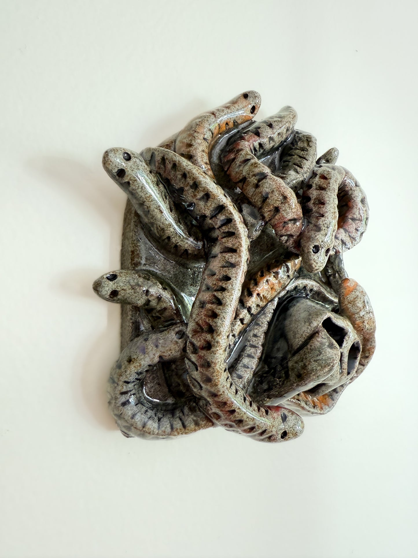 Snakes. Why'd it Have to be Snakes? Miniature Wall Piece