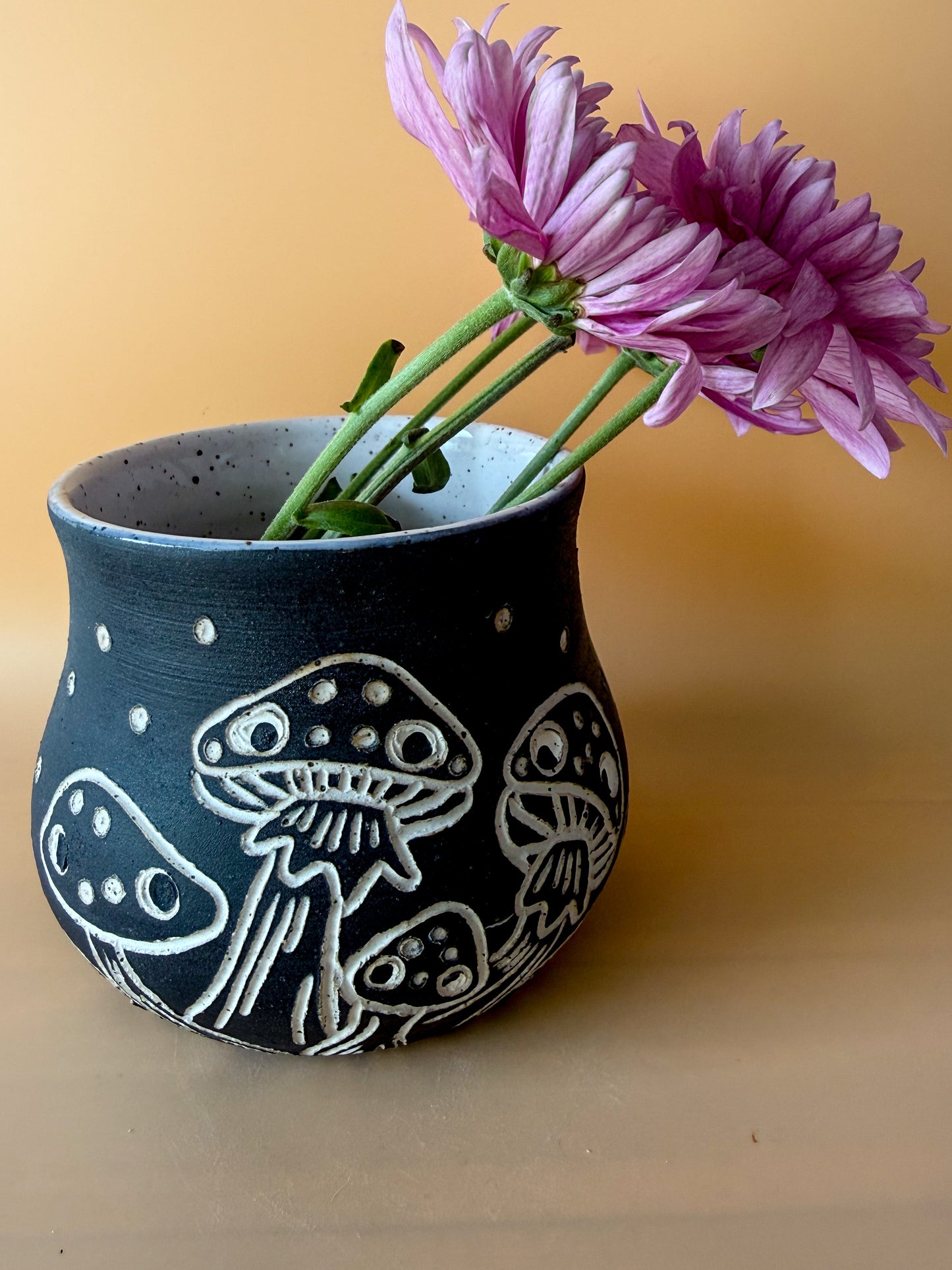 Mushroom Ceramic Planter Pot