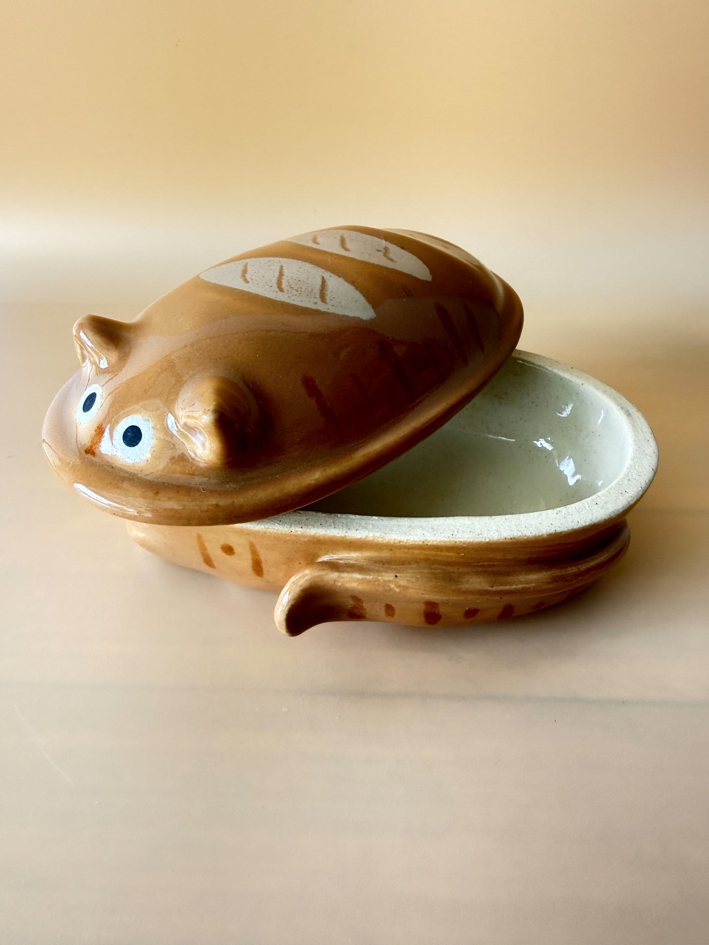 Cat Baguette Trinket Jar