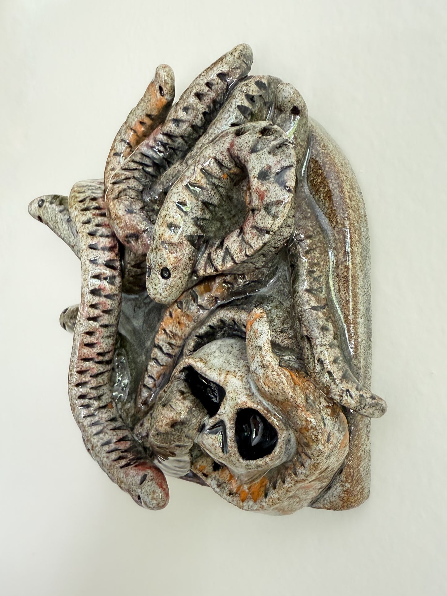Snakes. Why'd it Have to be Snakes? Miniature Wall Piece