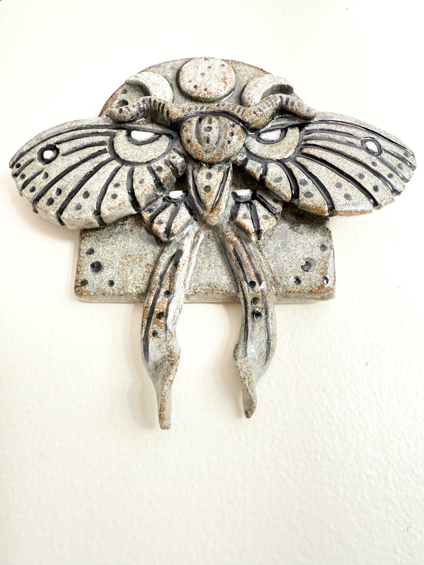 Moth & Moon Miniature Wall Piece