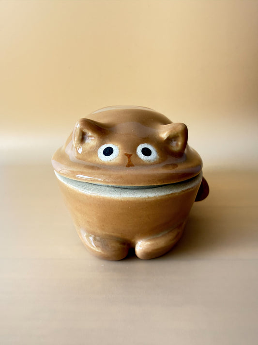 Cat Baguette Trinket Jar