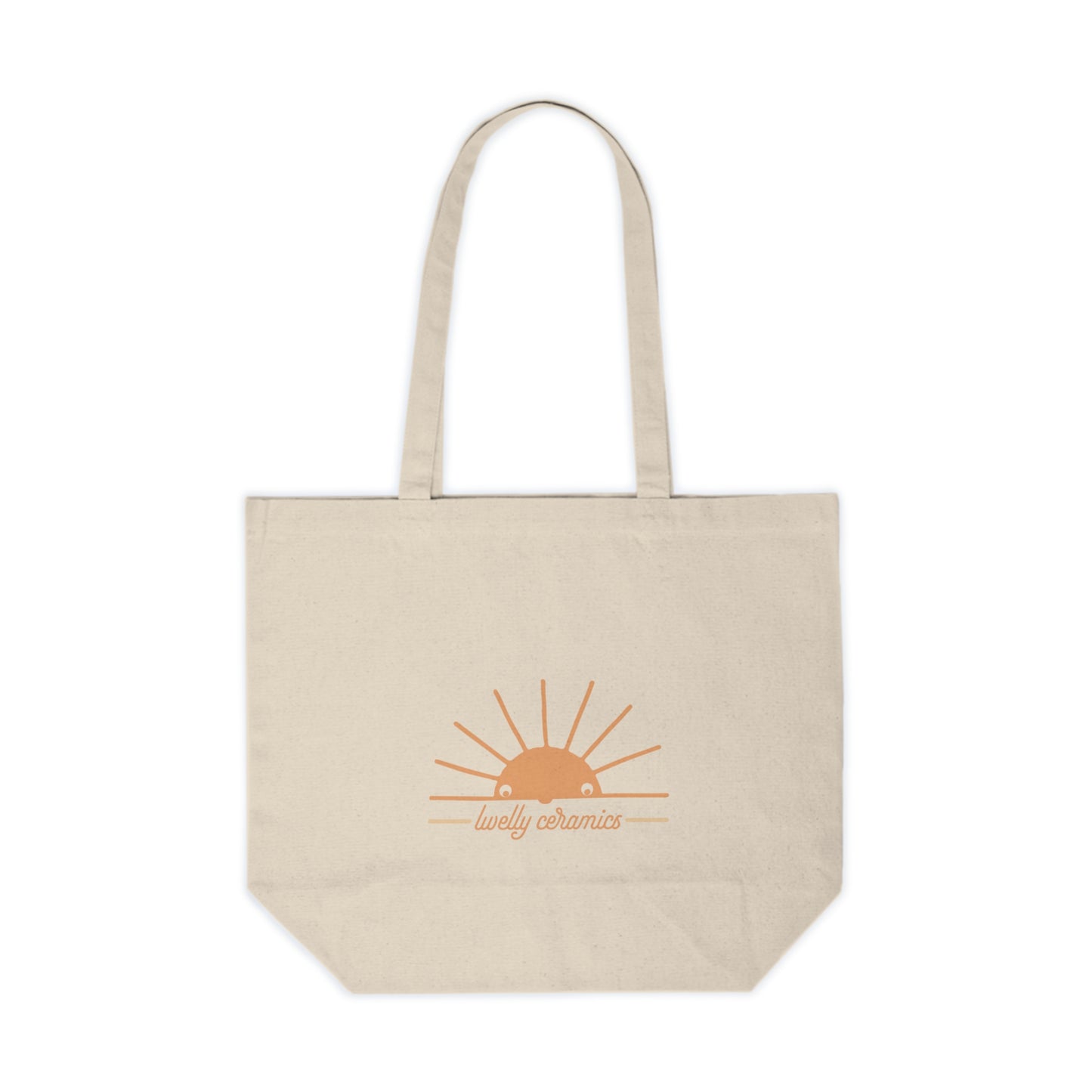 L Welly Ceramics Canvas Shopping Tote