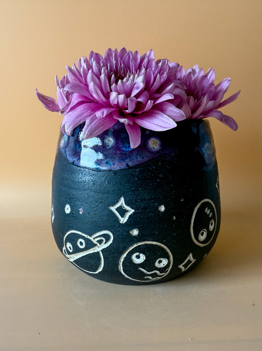 Space Ceramic Planter Pot