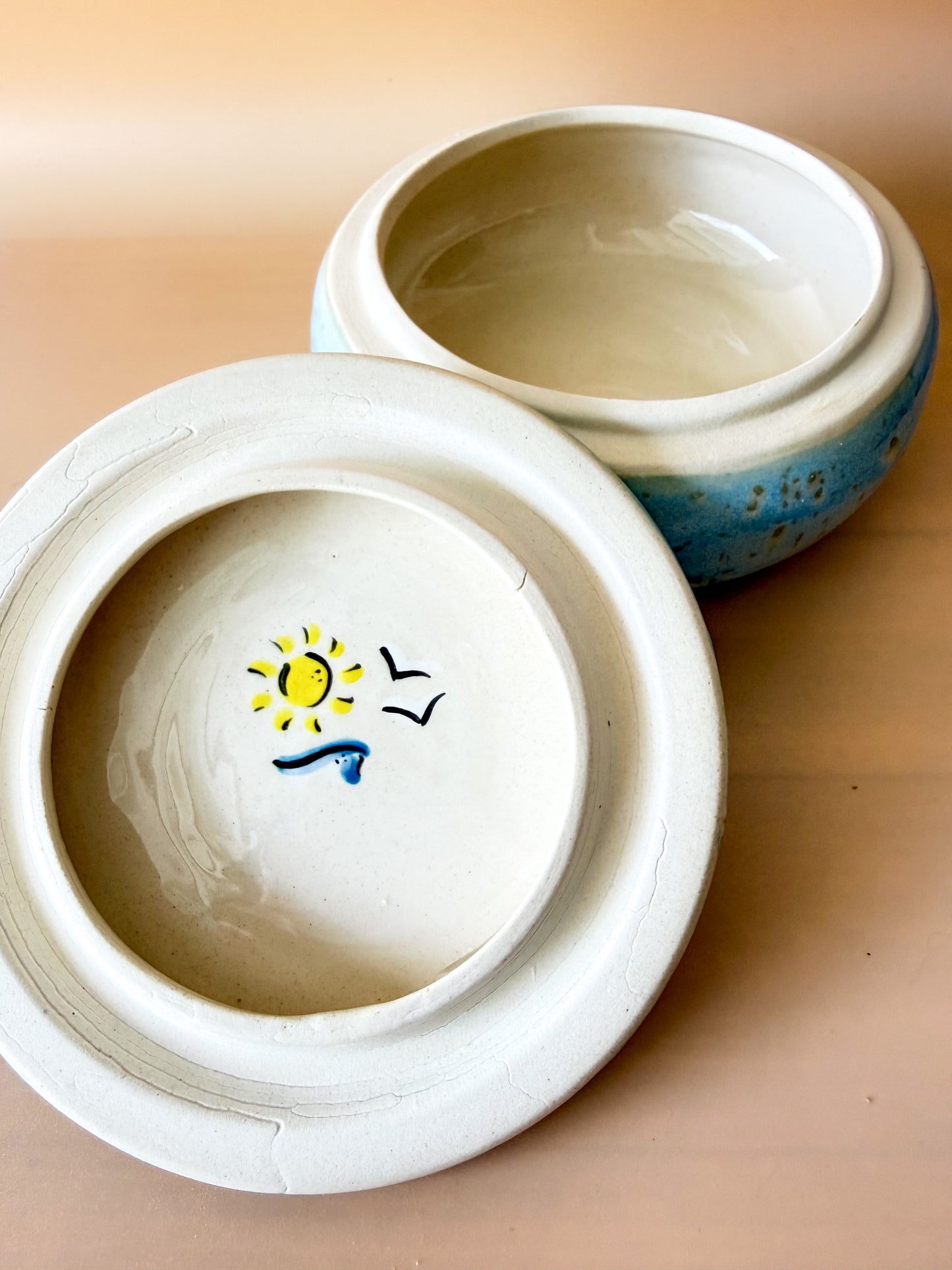 SECOND: Seashell Ceramic Trinket Jar