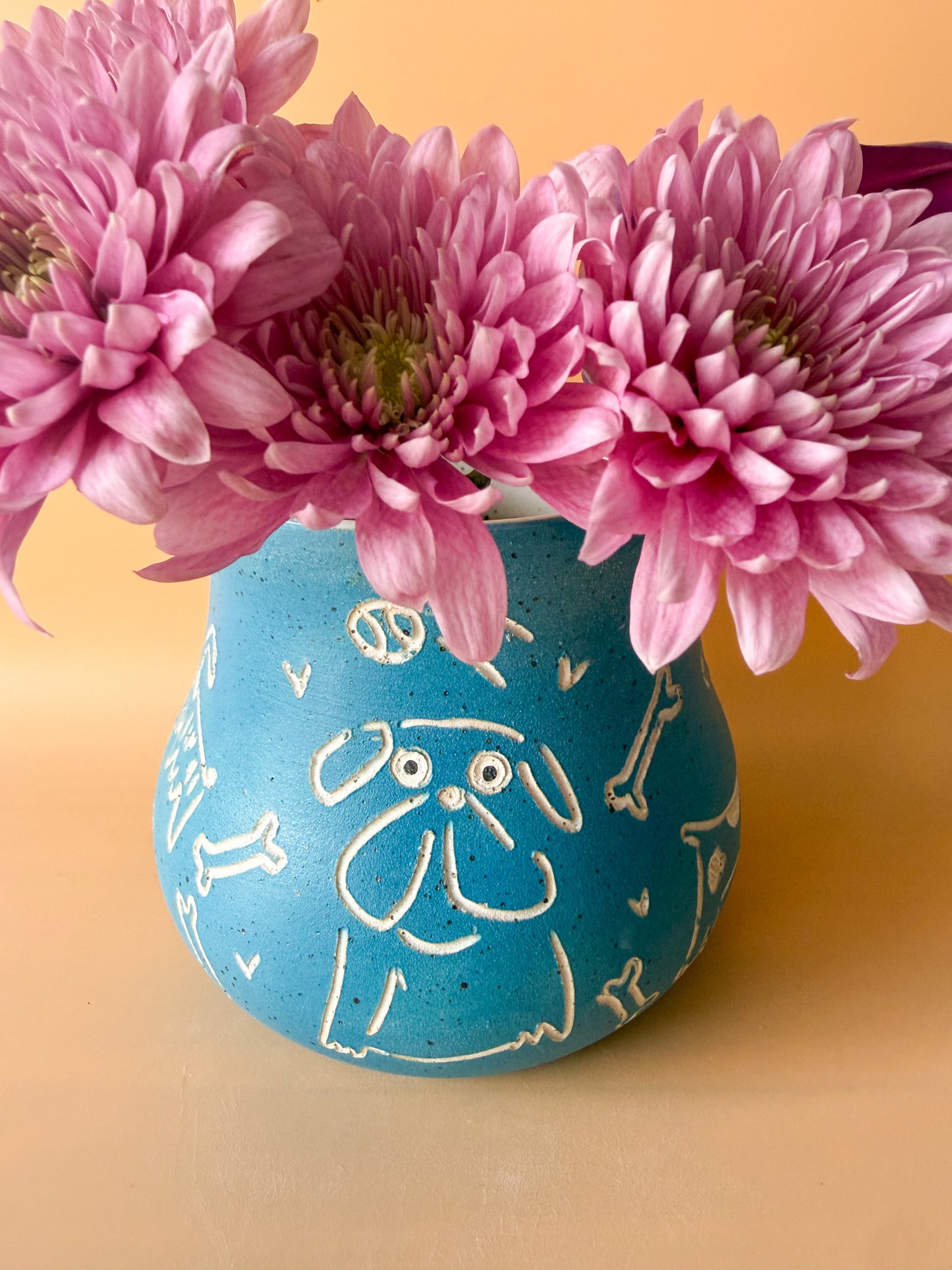 Dog Ceramic Planter Pot