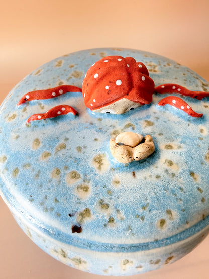 SECOND: Seashell Ceramic Trinket Jar