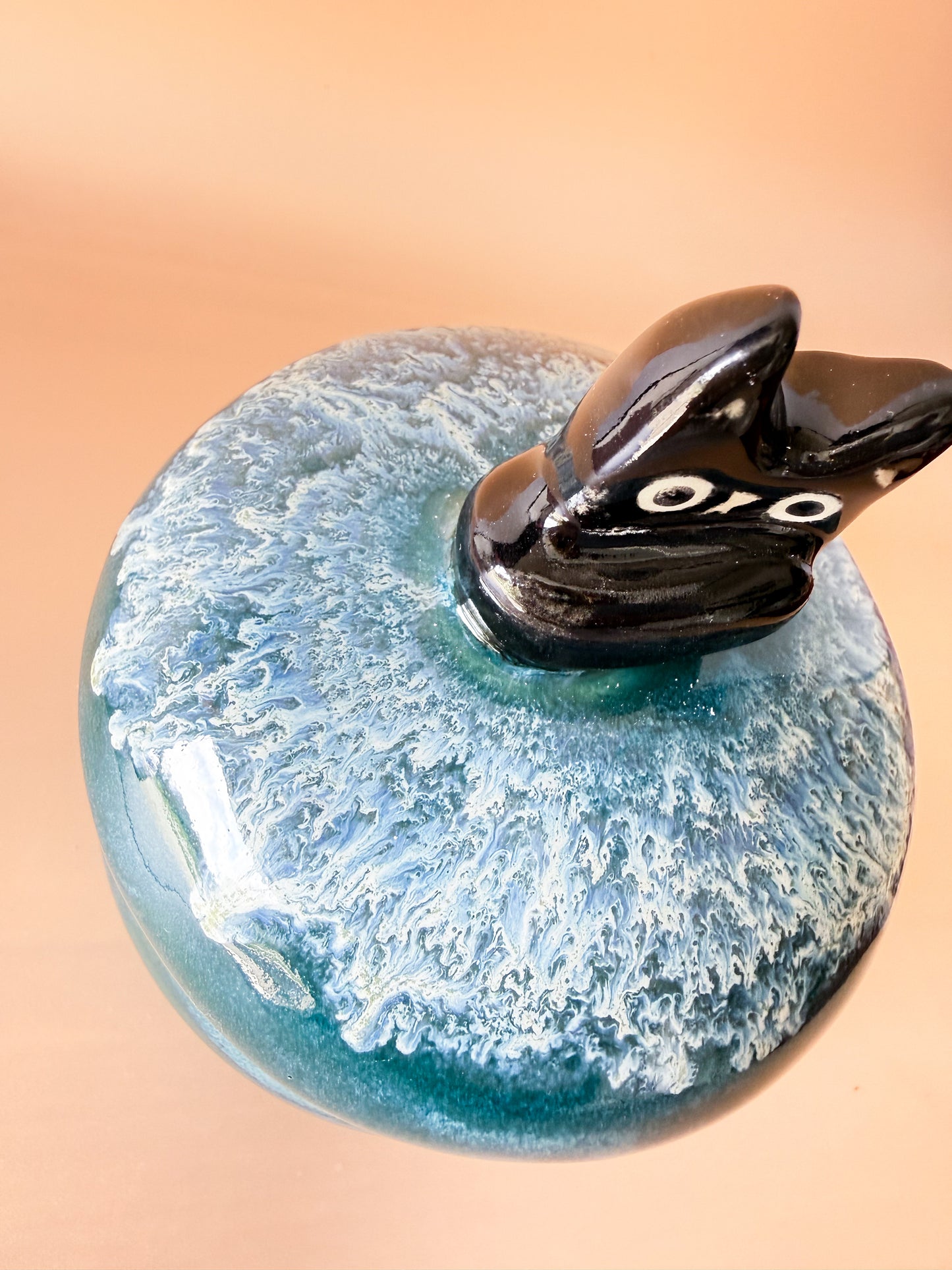Black Cat Trinket Jar