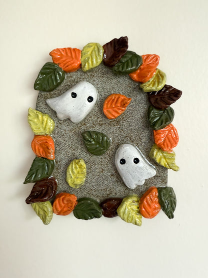 Ghosts at Play Miniature Wall Piece