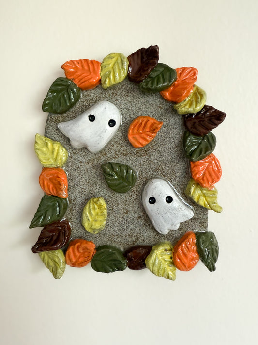 Ghosts at Play Miniature Wall Piece