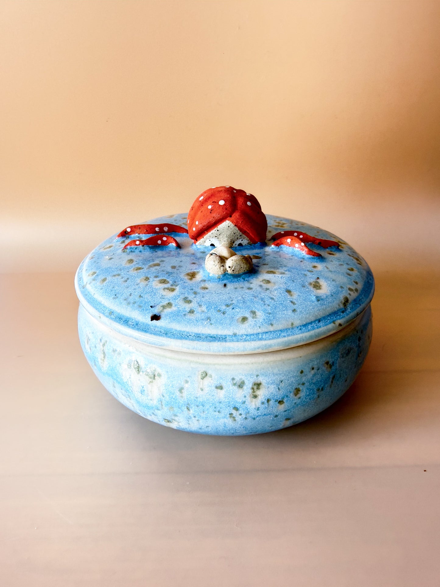 SECOND: Seashell Ceramic Trinket Jar